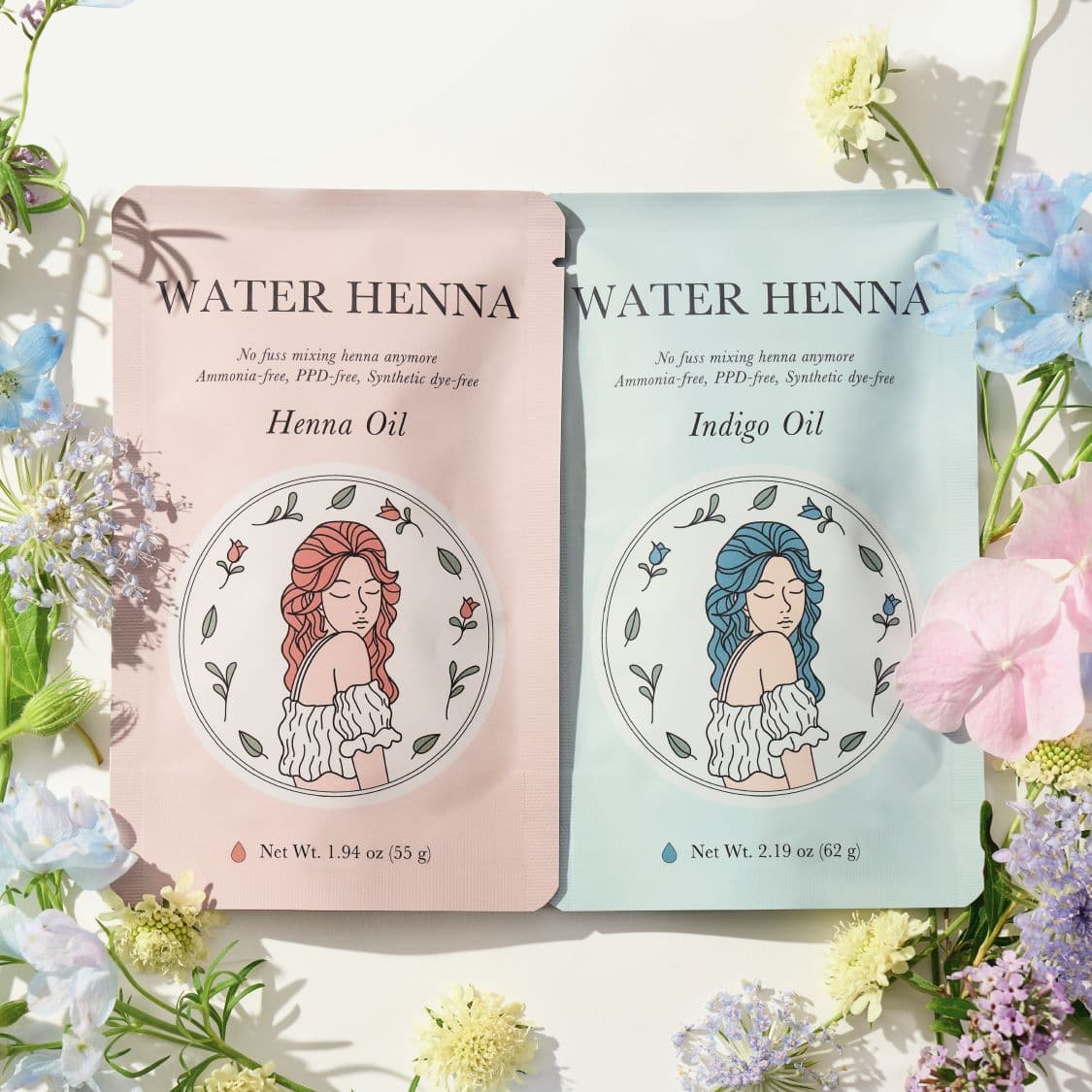 워터헤나 헤나&인디고 세트