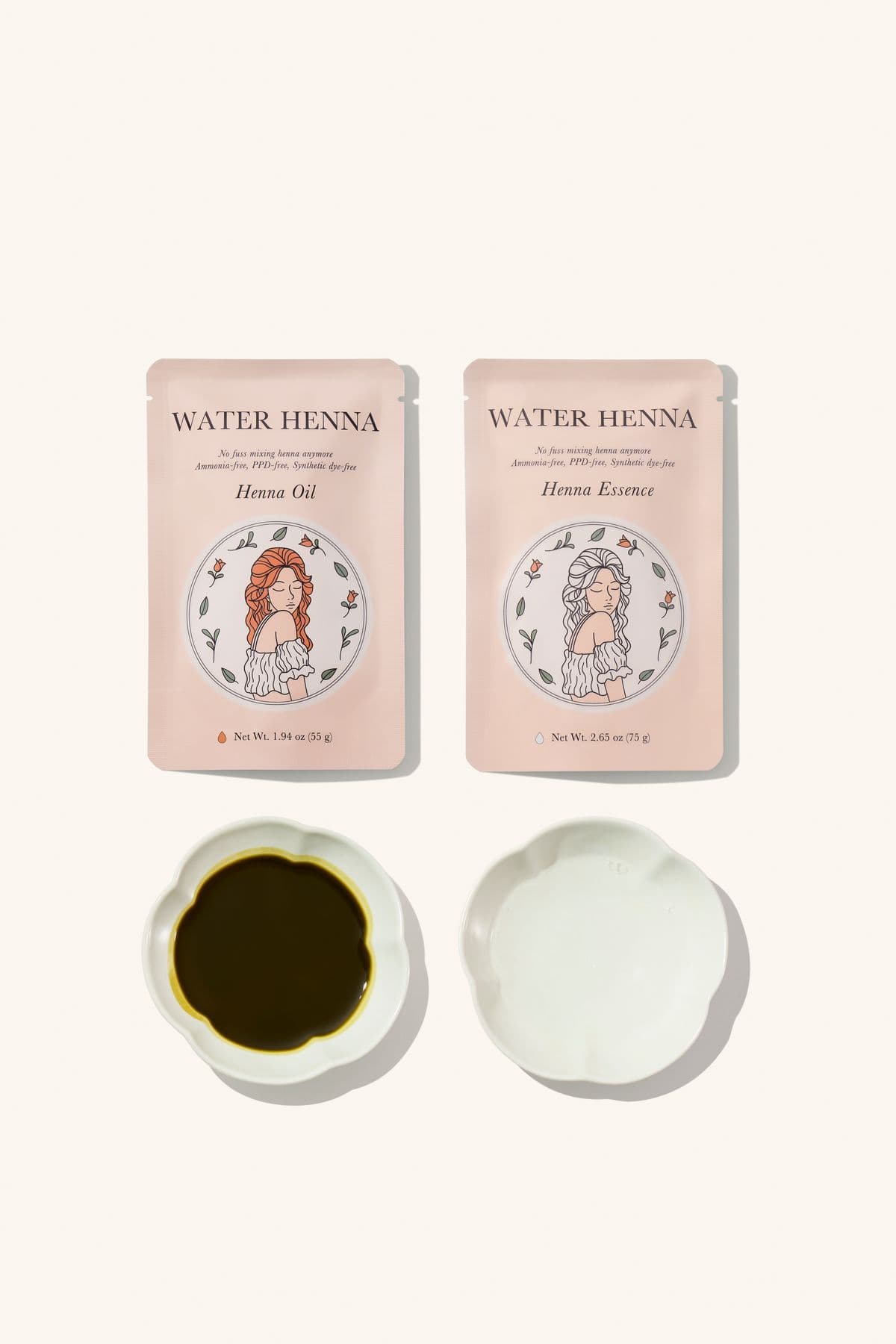 Water Henna mixing